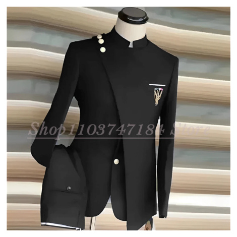 Dvoudílný pánský oblek – elegantní sako a kalhoty