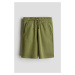 H & M - Teplákové šortky - zelená