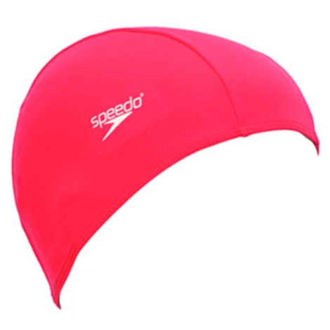 Speedo POLYESTER CAP POLYESTER CAP - Plavecká čepice, růžová, velikost