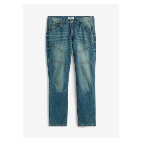 Džíny Regular Fit, Straight, z pevného denimu Bonprix