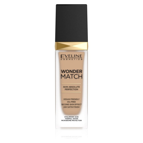 Eveline Cosmetics Wonder Match dlouhotrvající tekutý make-up s kyselinou hyaluronovou odstín 30 