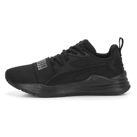 Puma WIRED RUN PURE JR Dětská vycházková obuv, černá, velikost 37.5