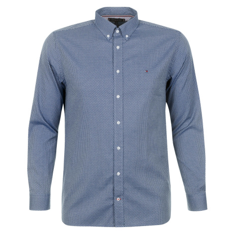 Pánská modrá vzorovaná košile Tommy Hilfiger