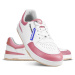 Barefoot tenisky Barebarics Wave - White & BubbleGum Pink