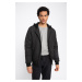 DEFACTO Slim Fit Hooded Bomber Jacket