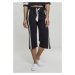 Ladies Taped Terry Culotte - black/white