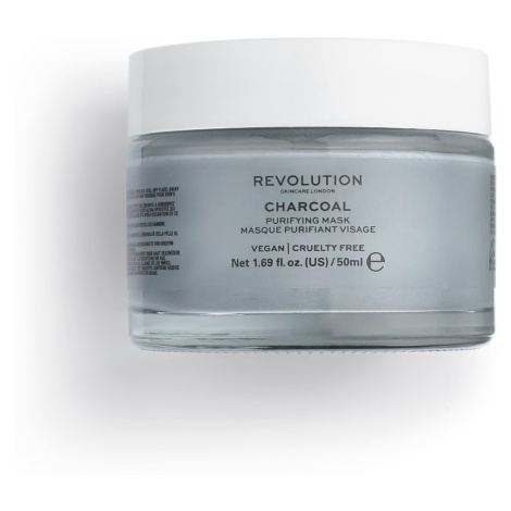 Revolution Skincare Charcoal Purifying maska na obličej 50 ml