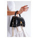 Capone Outfitters Shoulder Bag - Black - Color block