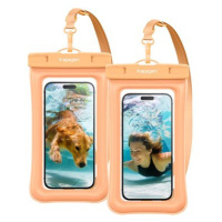 Spigen Aqua Shield WaterProof Floating Case A610 2 Pack Apricot