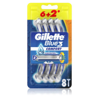 Gillette Blue 3 Comfort jednorázová holítka pro muže 8 ks
