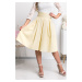 Žlutá áčková krátká sukně
