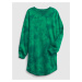 Zelené holčičí šaty šaty s batikou GAP