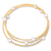 JwL Luxury Pearls Bronzový náramek s pravými perlami JL0756