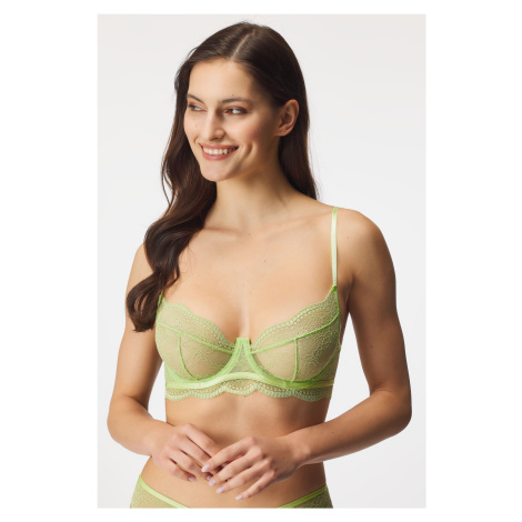 Podprsenka Isabelle Light Green II 75/F Hunkemöller Hunkemoller