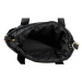 Výrazná prošívaná kabelka Tess, černá matná
