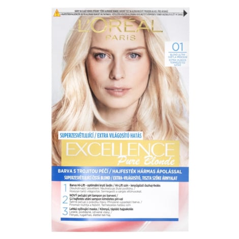 L'OREAL Excellence Creme Barva na vlasy 01 Blond ultra světlá přírodní L’Oréal Paris