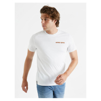 Bílé pánské tričko Celio Fortnite