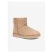 Béžové dámské semišové sněhule UGG Classic Mini II