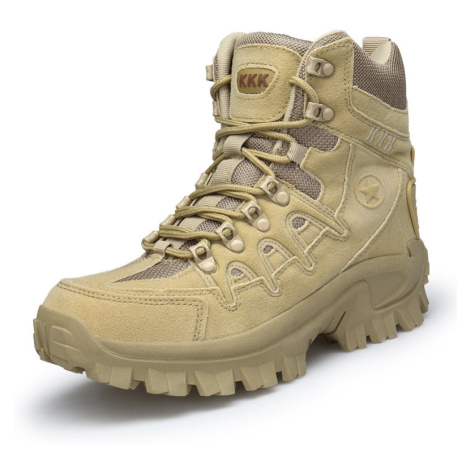 Horolezecké boty pánské army styl obuv MIXI FASHION