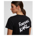 Tričko karl lagerfeld forever karl t-shirt černá