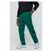 Tepláky Tommy Jeans pánské, zelená barva, jednoduché