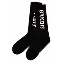 Bandit Intenso dark stylové vysoké ponožky černá