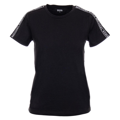 Michael Kors dámské tričko černé s bílým nápisem