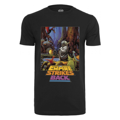 Pánské tričko Star Wars Yoda Poster Tee black Merchcode