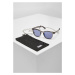 Sunglasses Italy with chain - grey/silver/silver