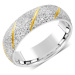 Silvego Snubní prsten pro muže i ženy z oceli RRC22799
