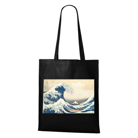 Plátěná taška Velká vlna u pobřeží Kanagawy - praktický a stylový dárek BezvaTriko