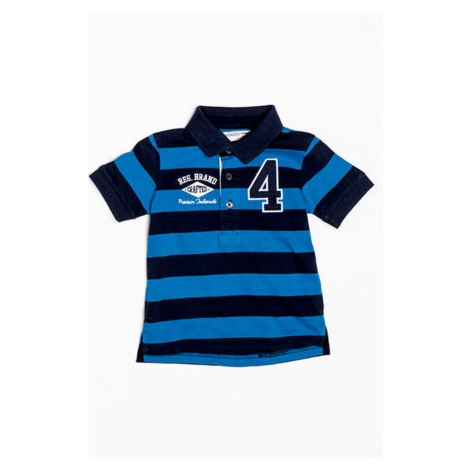 Tričko chlapecké POLO s krátkým rukávem, Minoti, CRAFTED 1, modrá