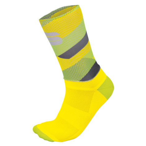 SPORTFUL Cyklistické ponožky klasické - BODYFIT TEAM 15 - žlutá