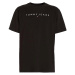 Tommy Jeans Linear Logo T-Shirt Black Černá