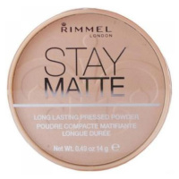 RIMMEL LONDON Stay Matte Kompaktní pudr  009 Amber 14 g