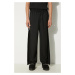 Kalhoty s příměsí vlny Y-3 Refined Wool Track Pants černá barva, jednoduché, IW7463