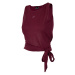 4F-WOMENS T-SHIRT TSD025-60S-BURGUNDY Červená