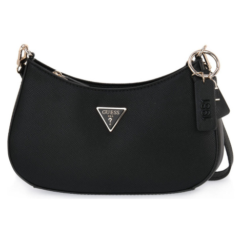 Guess BLA NOELLE TOP ZIP SHOULDER BAG Černá