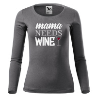 DOBRÝ TRIKO Dámské triko Mama needs wine