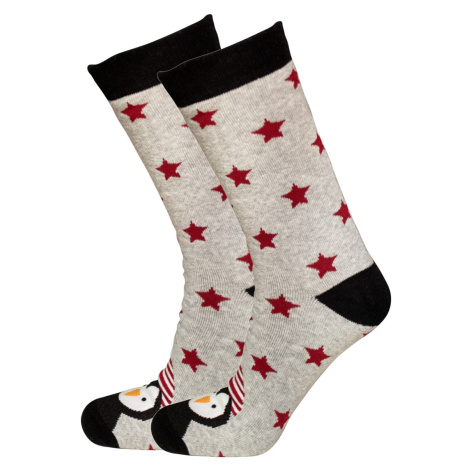 Star Socks Ponožky Noel šedé ruznobarevne