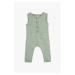 Koton Baby Boy Buttoned Sleeveless Pocket Muslin Fabric Jumpsuit 3smb40069tw