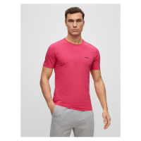 Tmavě růžové pánské tričko Hugo Boss