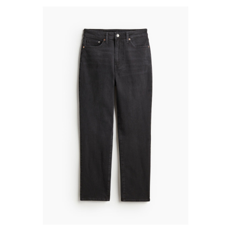 H & M - Mom Ultra High Ankle Jeans - černá H&M