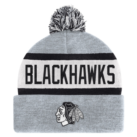 Chicago Blackhawks zimní čepice Biscuit Knit Skull Fanatics