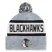 Chicago Blackhawks zimní čepice Biscuit Knit Skull