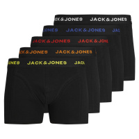 Jack&Jones 5 PACK - pánské boxerky JACBLACK 12242494 Black