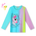 Dívčí tričko - KUGO PC3813, tyrkysová/fialková/signální Barva: Tyrkysová