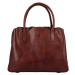Luxusní dámská kožená kabelka Katana Doria, hnědá