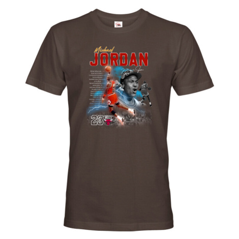 Pánské tričko s potiskem Michael Jordan - dárek pro basketbalistu BezvaTriko