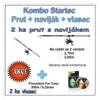 Saenger Kombo Startec Prut + naviják + vlasec 1 + 1 Varianta 3,00m